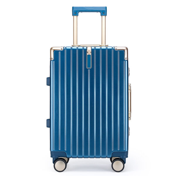 Golden Aluminum Frame Luggage Sets With Four Wheels - Image 3