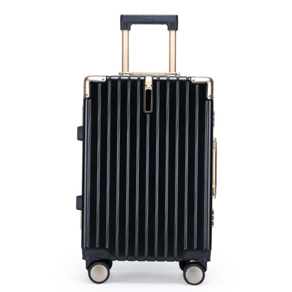 Golden Aluminum Frame Luggage Sets With Four Wheels - Image 4