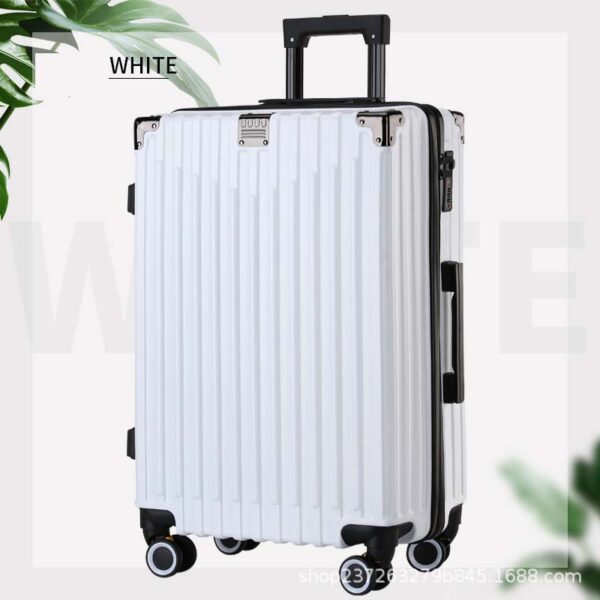 Yoixin Stripe Zipper Suitcase Bags With Password Lock - Image 3