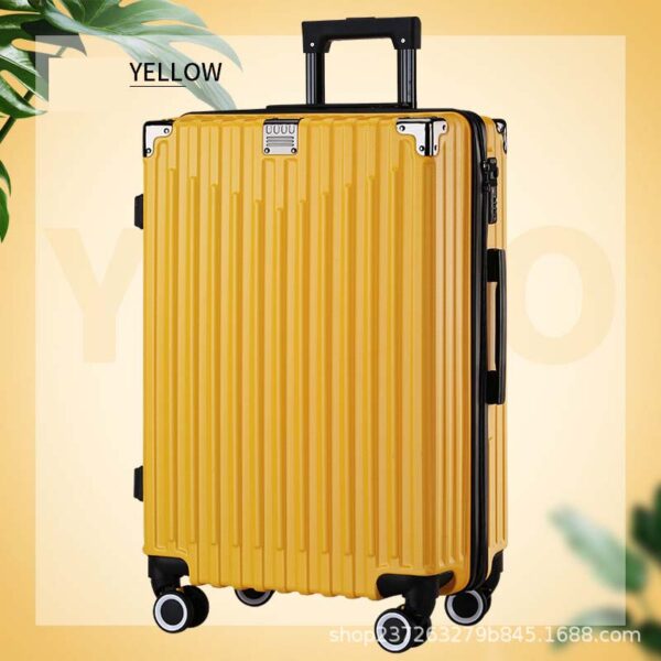 Yoixin Stripe Zipper Suitcase Bags With Password Lock - Image 5