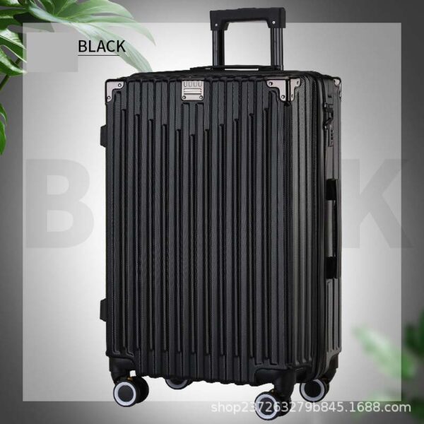 Yoixin Stripe Zipper Suitcase Bags With Password Lock - Image 6