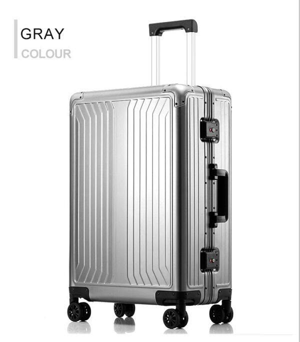 Luxury Metal Aluminum Luggage Bags With Logo OEM - Image 2