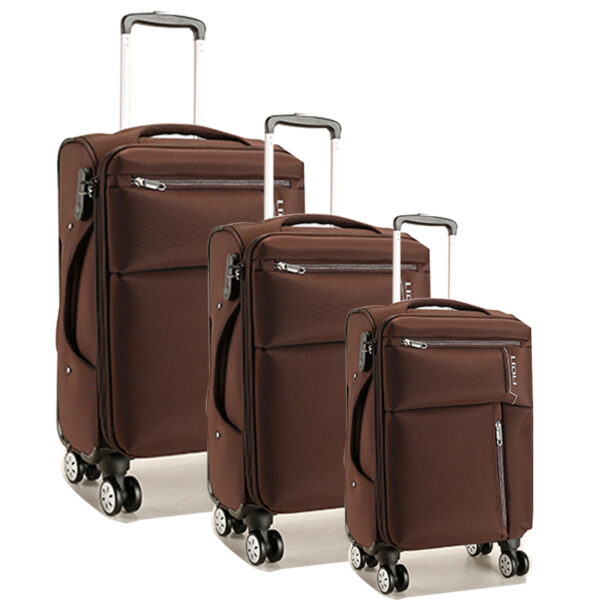 3pcs Suitcase Sets Oxford Fabrics Trunk With Lock