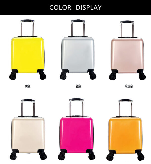 Plain Customized Pattern Logo Size 18 Cabin Trunk For Children - Image 2