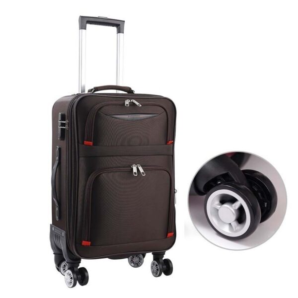 Soft Case Enlarge Size Oxford Zipper Suitcase Sets With Lock - Image 4