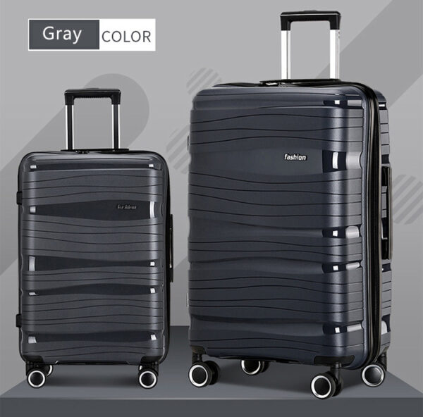 PP Luggage Sets Of 3Pieces Hard Case Zipper Suitcase Set - Image 8