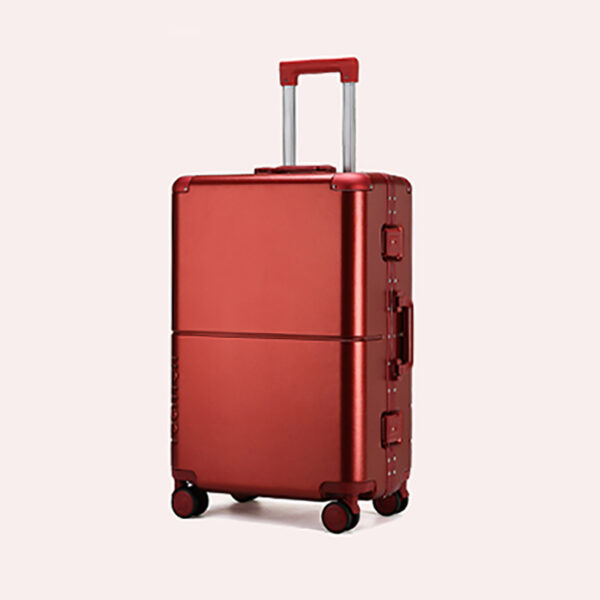 Red Wedding Luggage 3pcs sets Aluminum Frame Suitcase - Image 2