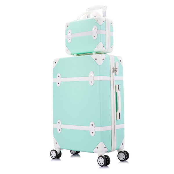 Stock ABS Vintage Suitcase Girls Ladies Luggage Bags - Image 4