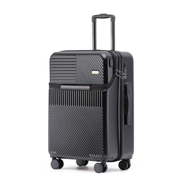 Multifunctional ABS Travel Trunk With USB Charger Port Hard Case Suitcase - Image 4