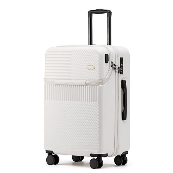 Multifunctional ABS Travel Trunk With USB Charger Port Hard Case Suitcase - Image 5