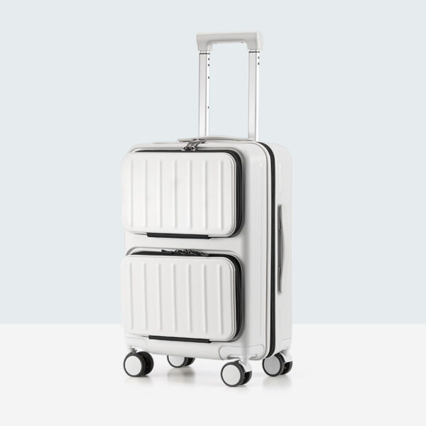 Multi Pocket Hard Case Luggage Bags With Front Opening - Image 2