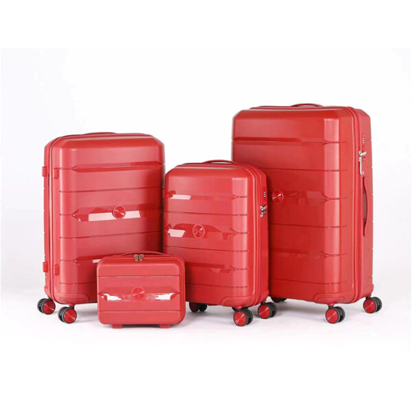New PP Hard Case Luggage Sets Of 4Pieces With Password Lock - Image 6