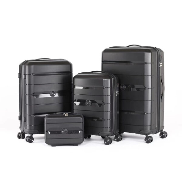 New PP Hard Case Luggage Sets Of 4Pieces With Password Lock - Image 7