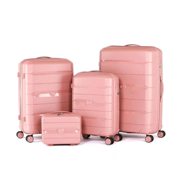 New PP Hard Case Luggage Sets Of 4Pieces With Password Lock - Image 8