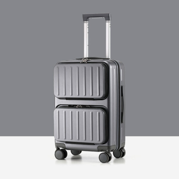Multi Pocket Hard Case Luggage Bags With Front Opening - Image 3