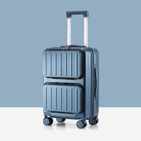Multi Pocket Hard Case Luggage Bags With Front Opening - Image 4