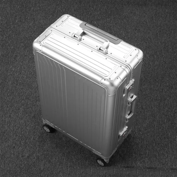 Luxury Metal Aluminum Luggage Bags With Logo OEM - Image 4