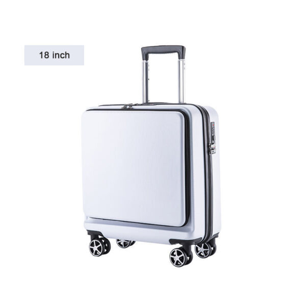 Flat Hard Case ABS Business Travel Luggage Bags With Front Opening - Image 6