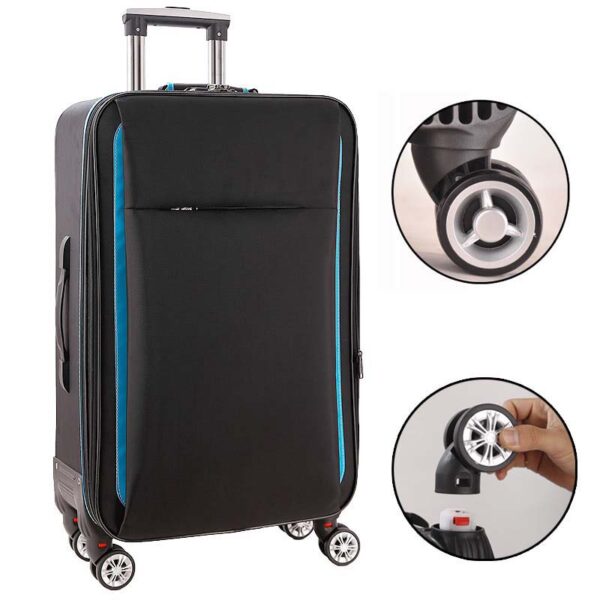 Oxford Zipper Luggage Bags With Expandable Capacity - Image 2
