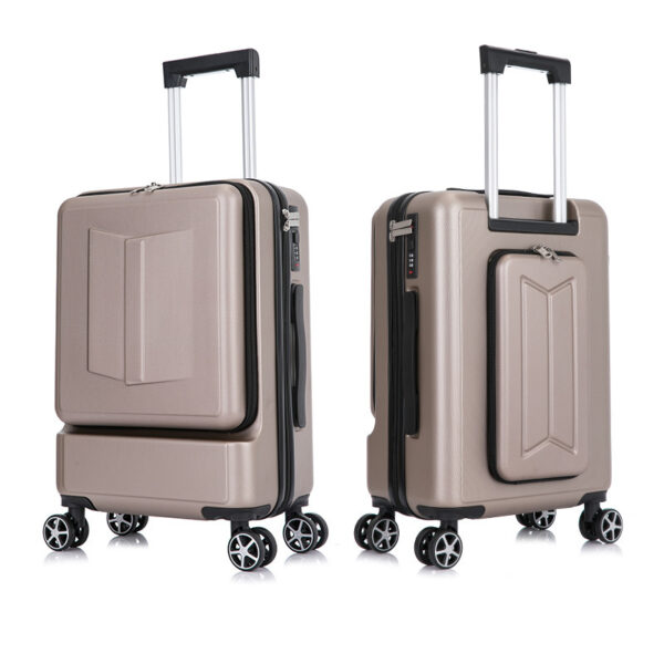 Hard Case ABS Business Luggage Bags With Front Opening Back Opening - Image 7