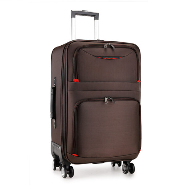 Purple 3pcs Suitcase Luggage Sets In Oxford With Lock - Image 3