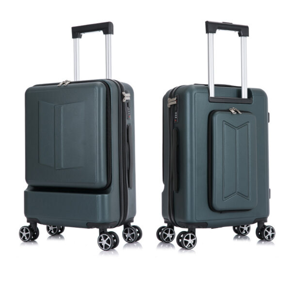 Hard Case ABS Business Luggage Bags With Front Opening Back Opening - Image 11