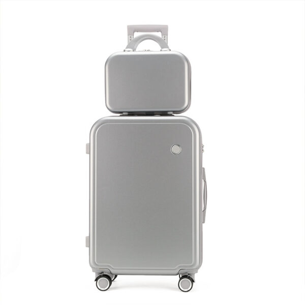 Plain Flat Surface ABS PC Luggage Sets With Small Box - Image 3