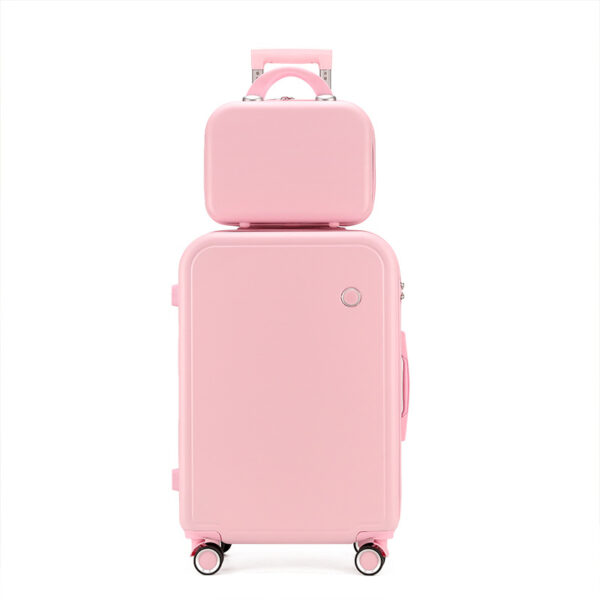 Plain Flat Surface ABS PC Luggage Sets With Small Box - Image 5