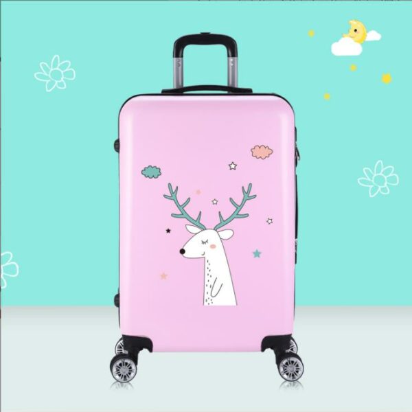 Flat Surface Pattern Customized Suitcase Luggage Sets With Password Lock - Image 5