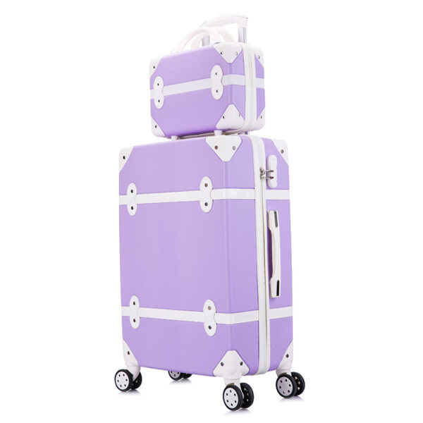 Stock ABS Vintage Suitcase Girls Ladies Luggage Bags - Image 5