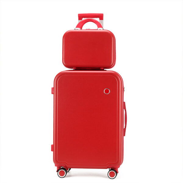 Plain Flat Surface ABS PC Luggage Sets With Small Box - Image 6