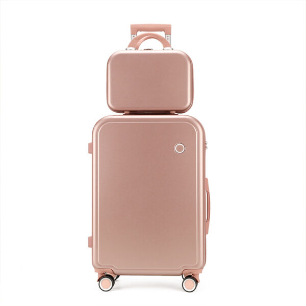 Plain Flat Surface ABS PC Luggage Sets With Small Box - Image 7