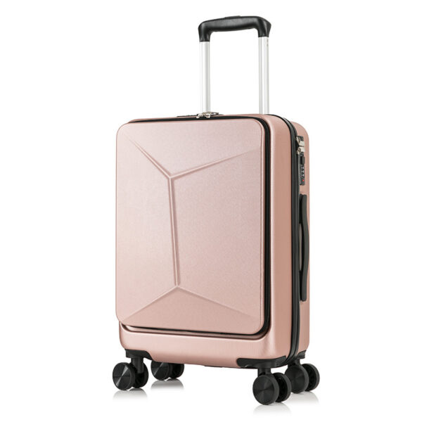 ABS PC Luggage With Laptop Compartment Mute Universal Wheels Trunk - Image 4