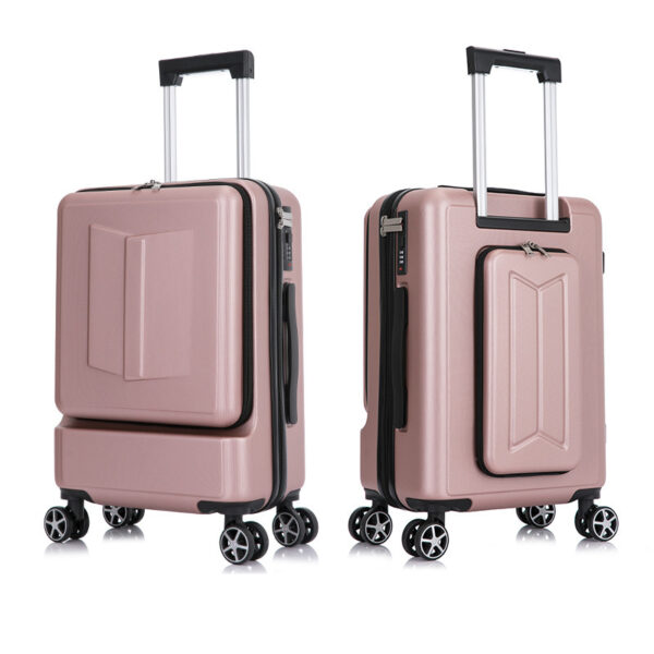 Hard Case ABS Business Luggage Bags With Front Opening Back Opening - Image 8