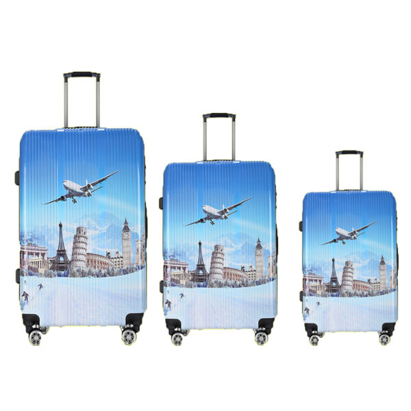 Hard Case Full Printed Customized Suitcase Luggage 3Sets - Image 4