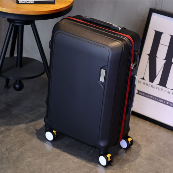 Rose Golden ABS PC Matt Suitcase With Handle Wheels - Image 3