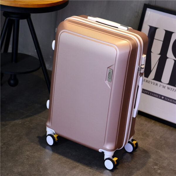 Rose Golden ABS PC Matt Suitcase With Handle Wheels - Image 6