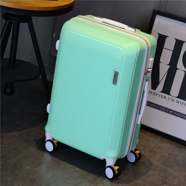 Rose Golden ABS PC Matt Suitcase With Handle Wheels - Image 8