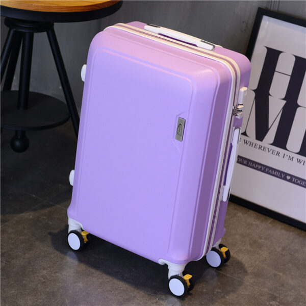 Rose Golden ABS PC Matt Suitcase With Handle Wheels - Image 9