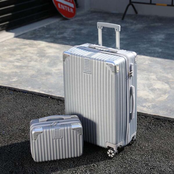 Hard Case Suitcase Luggage Bag With Cosmetics Box - Image 10