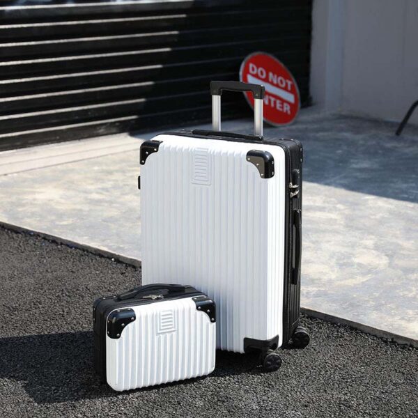 Hard Case Suitcase Luggage Bag With Cosmetics Box - Image 12