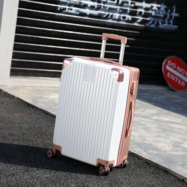 Hard Case Suitcase Luggage Bag With Cosmetics Box - Image 2