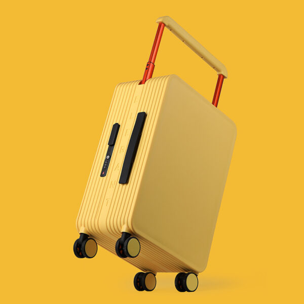 Luxury Suitcase With Wide Trolley 20Inch Hard Case Luggage - Image 7