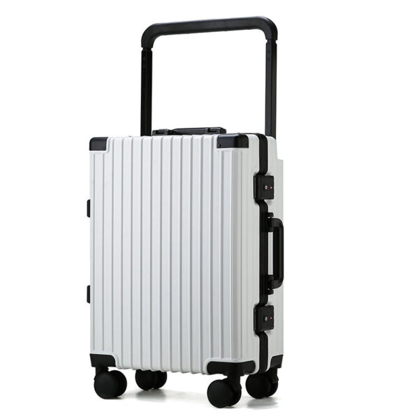 Large Capacity Wide Trolley Aluminum Frame type Suitcase - Image 4