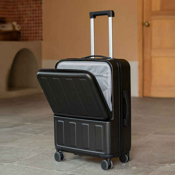 Hard Case Travel Business Luggage Bags With USB Charger Port - Image 4