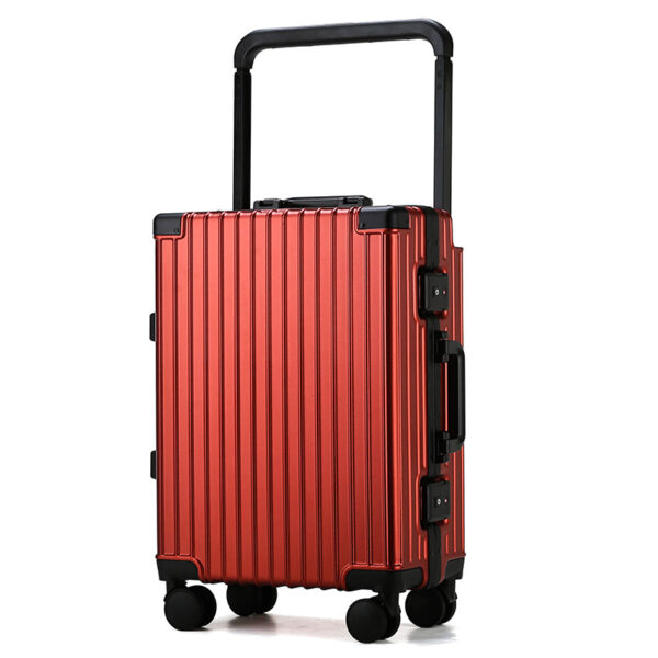 Large Capacity Wide Trolley Aluminum Frame type Suitcase