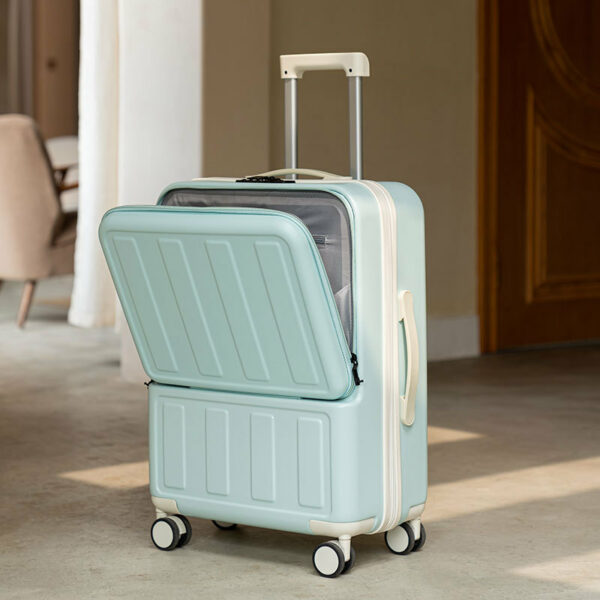 Hard Case Travel Business Luggage Bags With USB Charger Port - Image 6