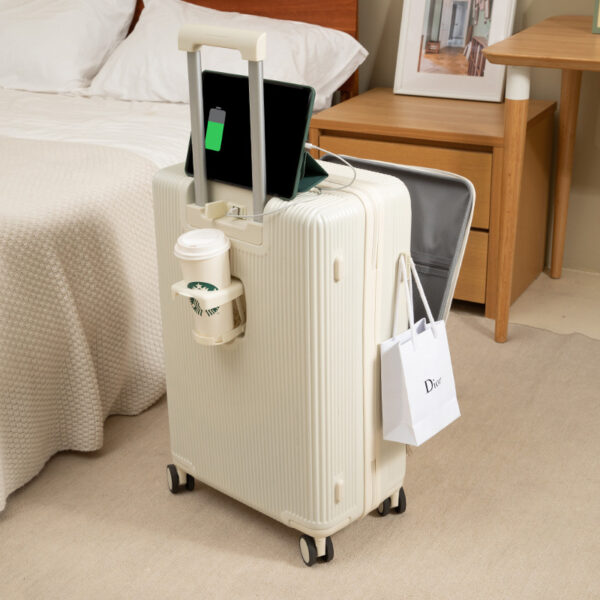 Professional Business Luggage  Bags With Cup Holder - Image 7