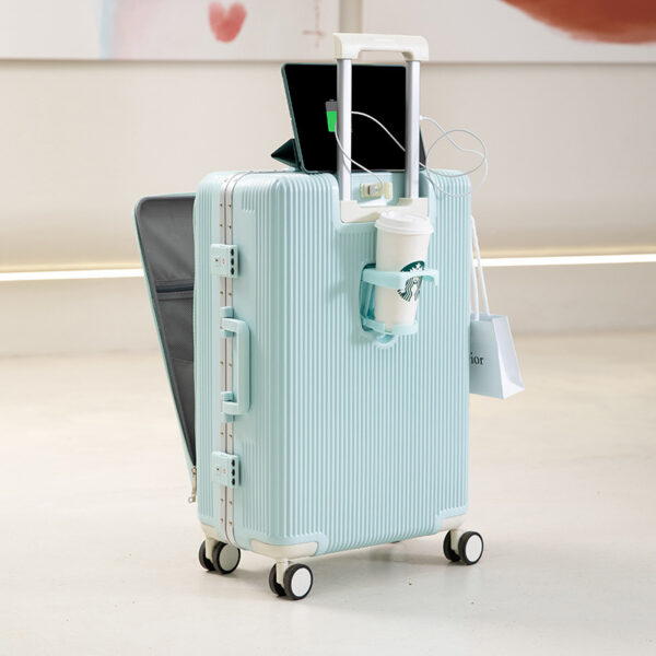 Professional Business Luggage  Bags With Cup Holder - Image 4
