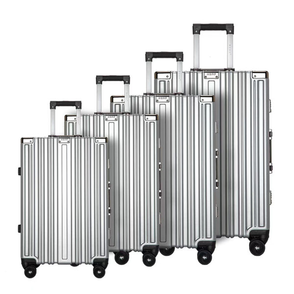 High Quality Aluminum Frame Suitcase with Universal Wheels
